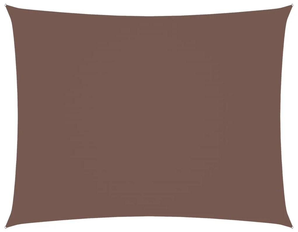 vidaXL Πανί Σκίασης Ορθογώνιο Καφέ 3 x 4,5 μ. από Ύφασμα Oxford