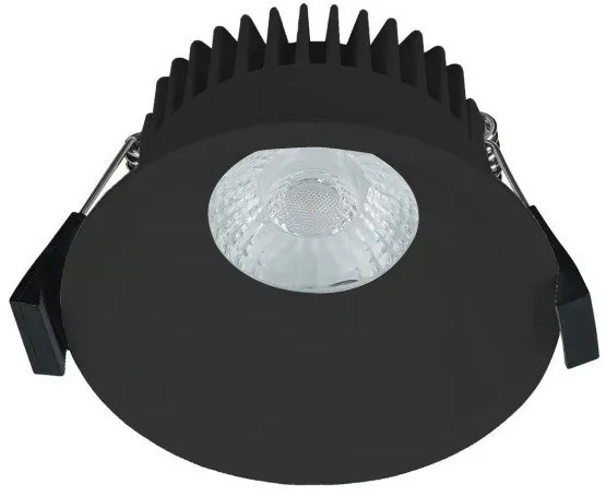 Χωνευτό Σποτ Οροφής Downlight Μπάνιου LED 8W IP44 2700K Albric Nordlux-2310340003-Μαύρο 2310340003