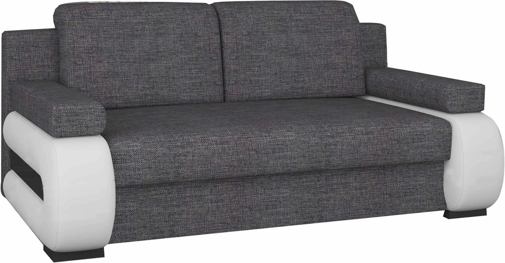 Καναπές - κρεβάτι Lauren-Γκρι - Λευκό - 200.00Χ100.00Χ90.00cm