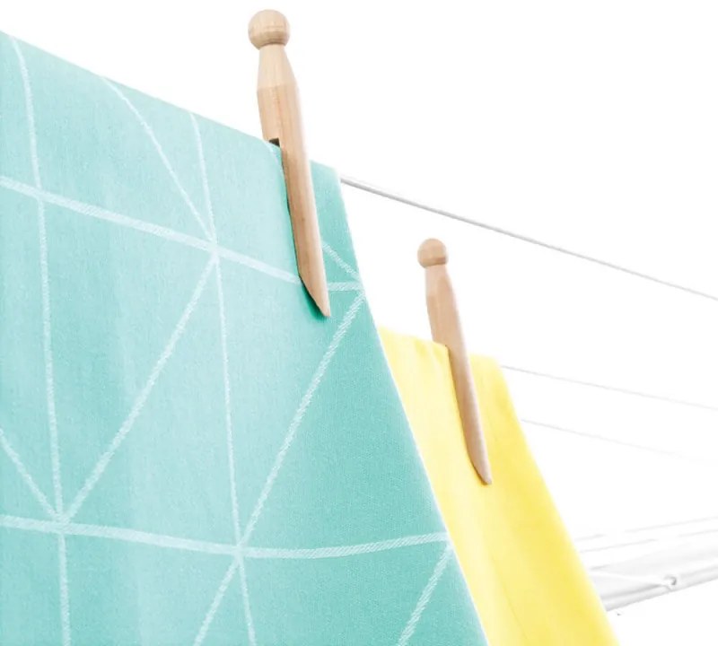 Brabantia Lift-O-Matic για εξωτερικούς χώρους 90300269, 60 m, Ρυθμιζόμενο ύψος, Μεταλλικό καρφί, Ανθεκτικό στη διάβρωση, Inox