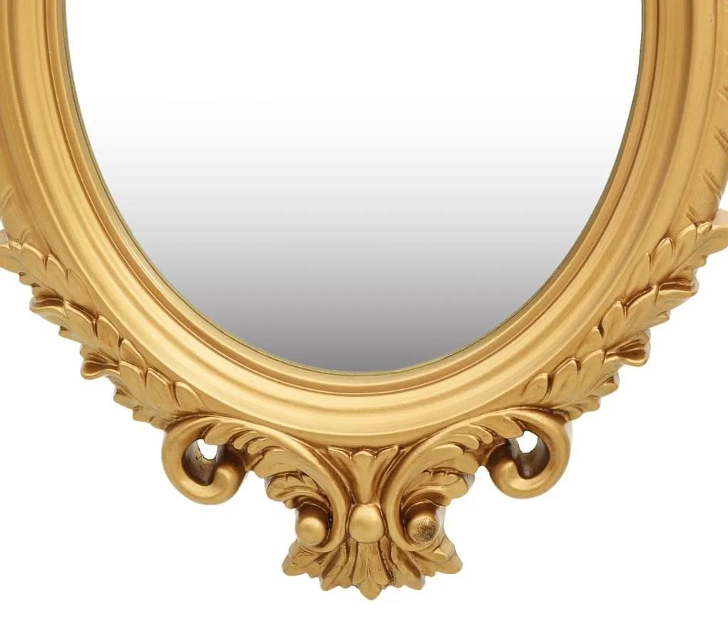 Καθρέφτης Τοίχου με Στιλ Castle Χρυσός 56 x 76 εκ. - Χρυσό