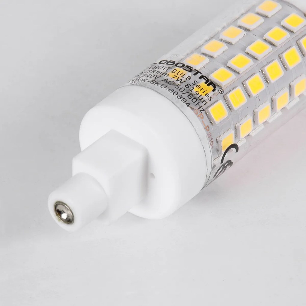 GloboStar 60393 Λάμπα LED R7S 78mm 7W 847lm 360° AC 220-240V IP20 Φ2 x Υ7.8cm Ψυχρό Λευκό 6000K - 3 Years Warranty - 60393