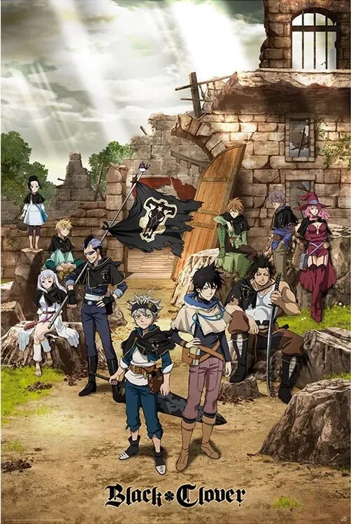 Αφίσα Black Clover - Black Bull squad & Yuno