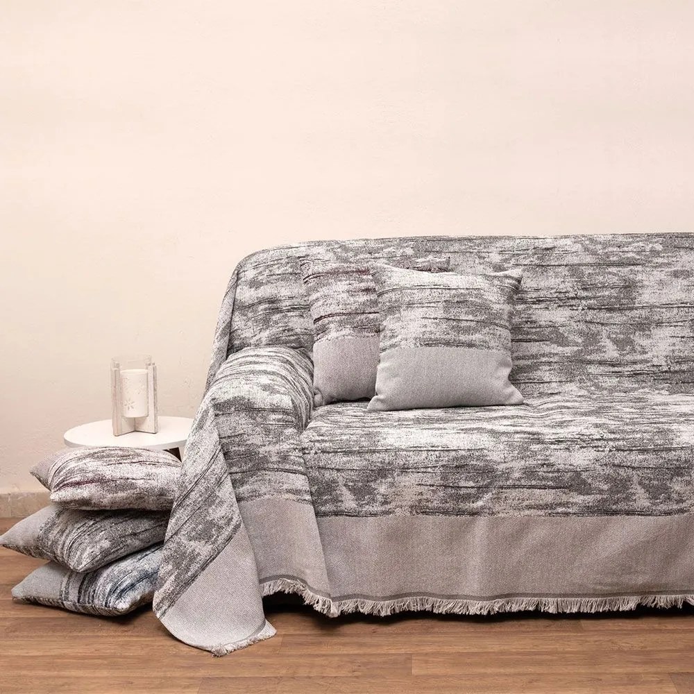 Ριχτάρι 3022 Grey Viopros Τετραθέσιο 180x320cm 100% Βαμβάκι