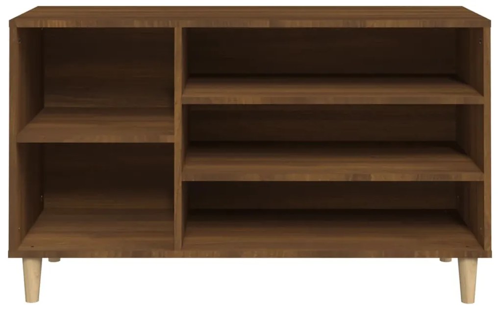 vidaXL Παπουτσοθήκη Καφέ Δρυς 102x36x60 εκ. από Επεξεργασμένο Ξύλο
