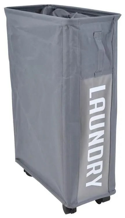 Καλάθι Απλύτων 805075 40Lt 19x39x60cm Grey Ankor Fabric