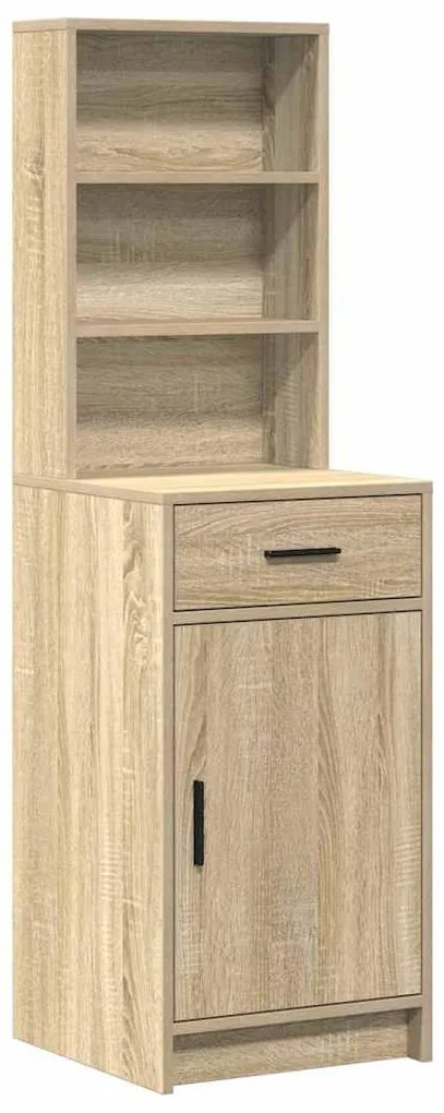vidaXL Σετ Τραπεζιού Μακιγιάζ 3 pcs Δρύς Sonoma 78.5 x 41 x 135 εκ