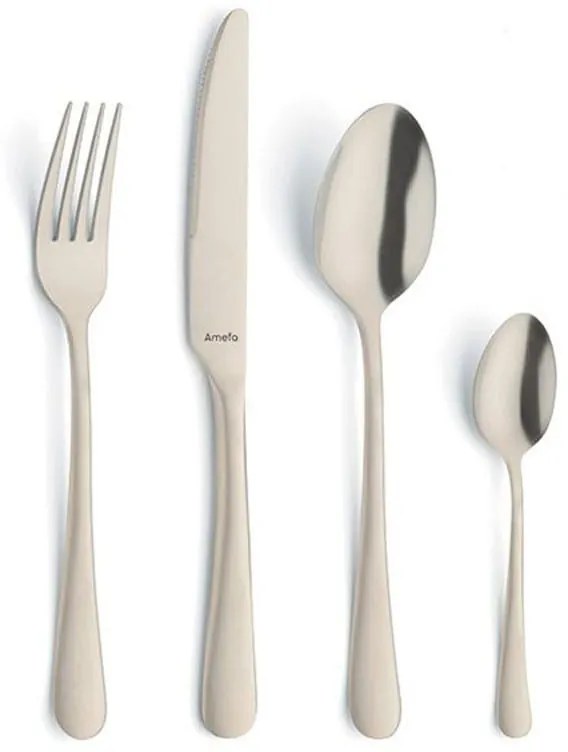 Μαχαιροπίρουνα 1410  Austin (Σετ 24τμχ) Champagne Amefa 24 τμχ Stainless Steel