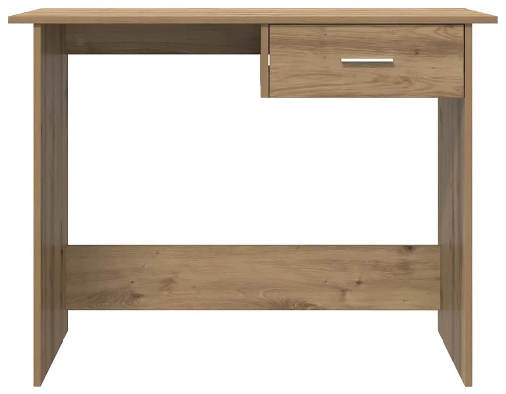 vidaXL Γραφείο artisan δρυς 100 x 50 x 76 εκ. Επεξεργασμένο ξύλο