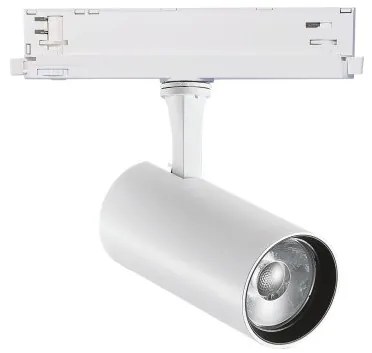 Σποτ Τριφασικής Ράγας Link LED 25W Λευκό 3000K CRI90 Dimmer 1-10V Fox 302607 Ideal Lux 302607