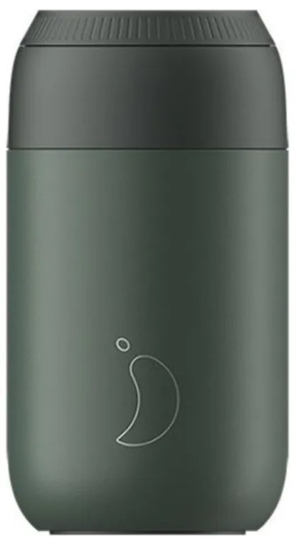 Ποτήρι Θερμός 340ml Chilly's Series 2 Cup Pine Green