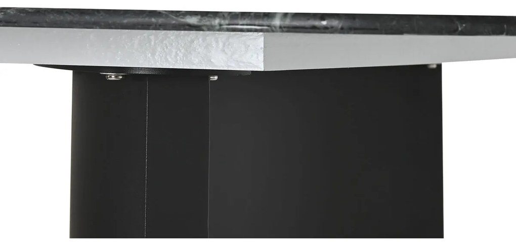 Τραπεζαρία Home ESPRIT Μαύρο Πράσινο Μέταλλο 200 x 100 x 76 cm