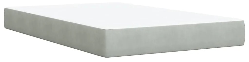 ΚΡΕΒΑΤΙ BOXSPRING ΜΕ ΣΤΡΩΜΑ ΑΝΟΙΧΤΟ ΓΚΡΙ 120X190 ΕΚ. ΒΕΛΟΥΔΙΝΟ 3287686