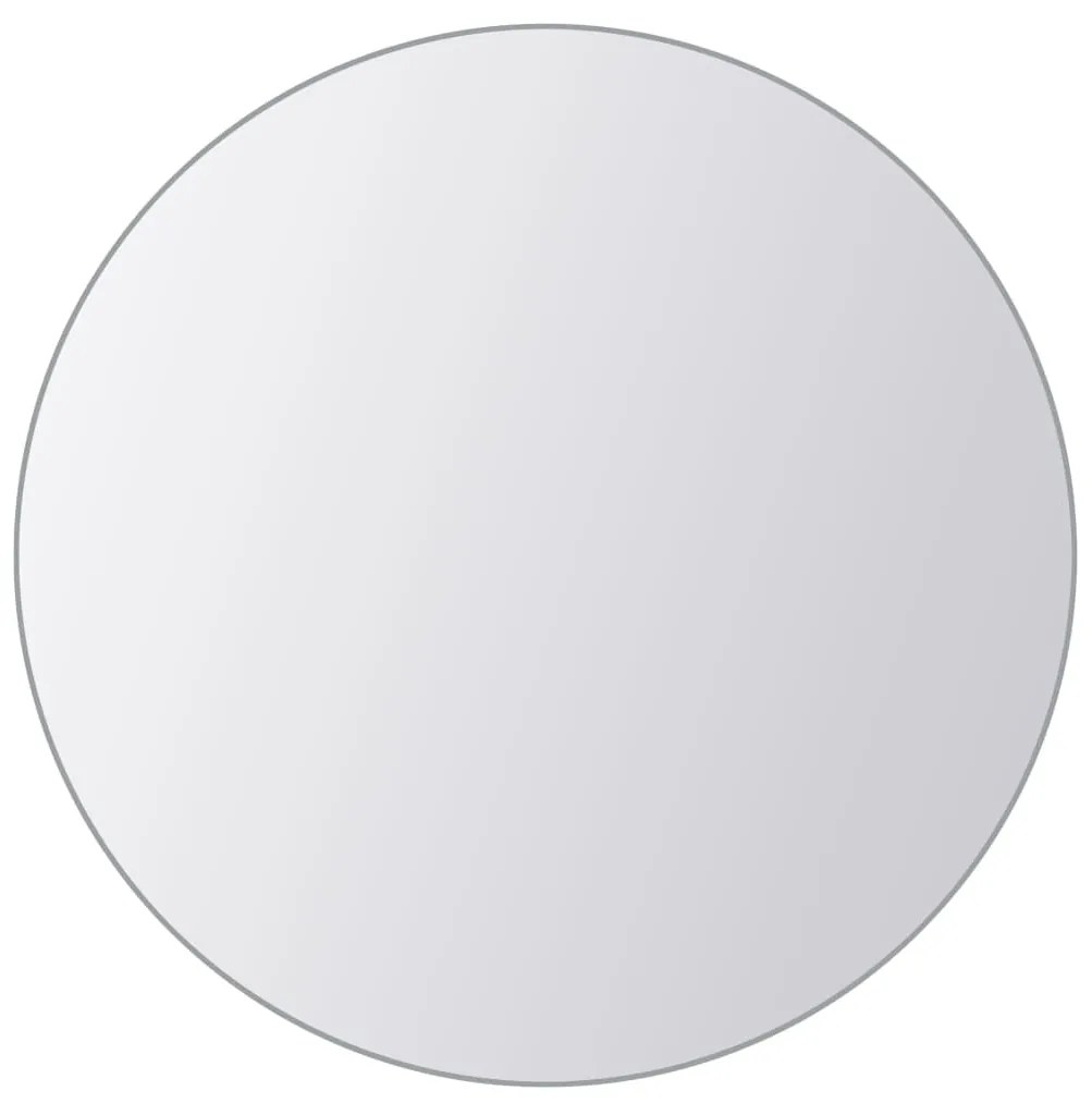 vidaXL Πλακάκια Καθρέφτη Στρογγυλά 8 τεμ. από Γυαλί