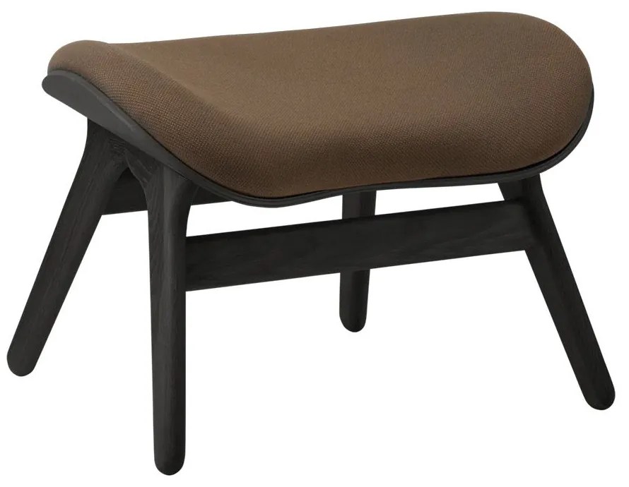 Σκαμπό ACP Ottoman  5105C703-10 63x50x43cm Black Oak Mocca Polyester,Ύφασμ,Ξύλο