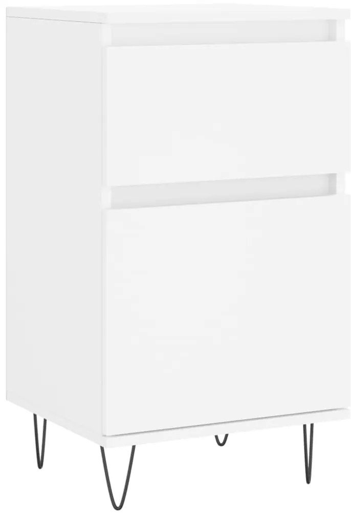 vidaXL Συρταριέρα Λευκή 40 x 35 x 70 εκ. από Επεξεργασμένο Ξύλο