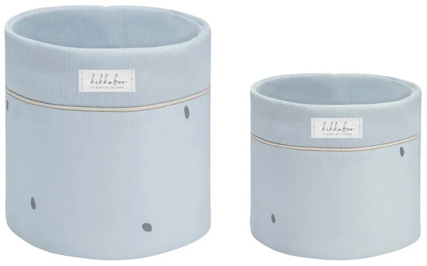 KIKKA BOO ΣΕΤ 2 ΤΕΜ ΚΑΛΑΘΙΑ ΑΠΟΘΗΚΕΥΣΗΣ 18CM ΚΑΙ 14CM STRIPY FRIENDS 31108060070