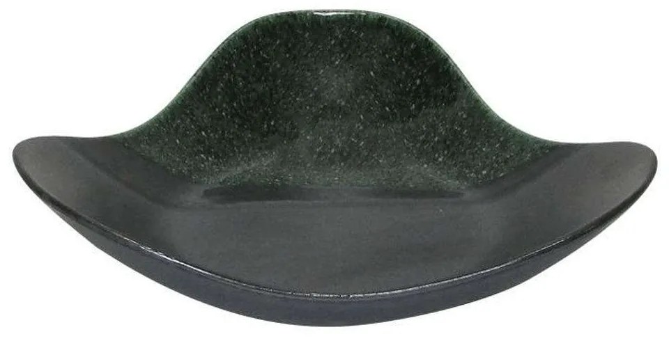 Διακοσμητική Πιατέλα 003-223-093 25,5x24,5x6cm Grey-Green Κεραμικό