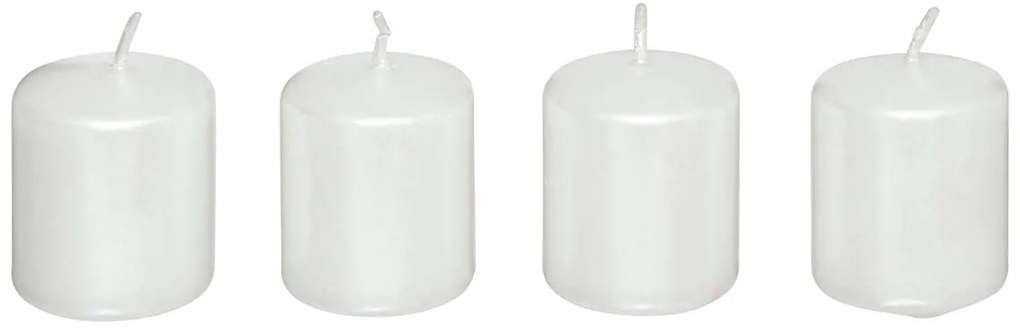 Κεριά (Σετ 4τμχ) A-S Satin White 199313