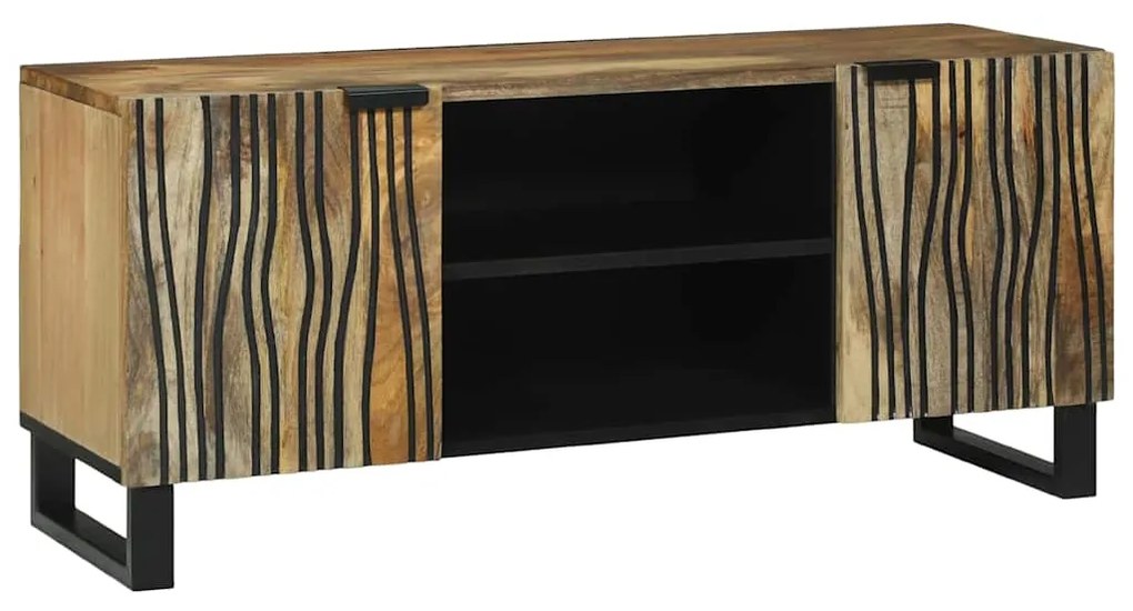 vidaXL Κονσόλα Τηλεόρασης Καφέ 160 x 30 x 30.5 εκ. Μασίφ ξύλο μάνγκο
