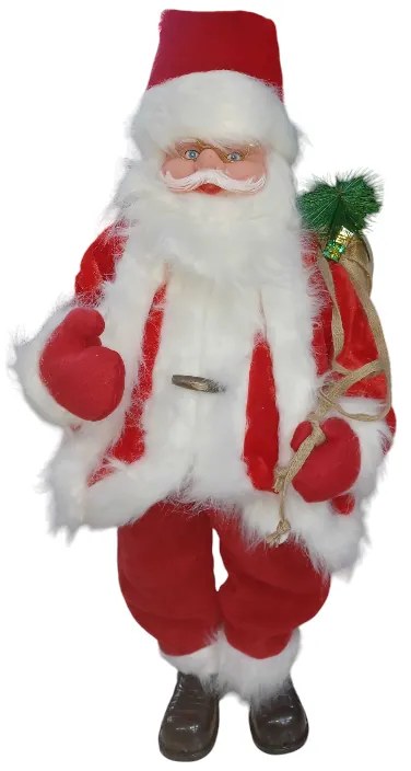 Διακοσμητικός  Άγιος Βασίλης με Μουσική &amp; Κίνηση 90εκ.