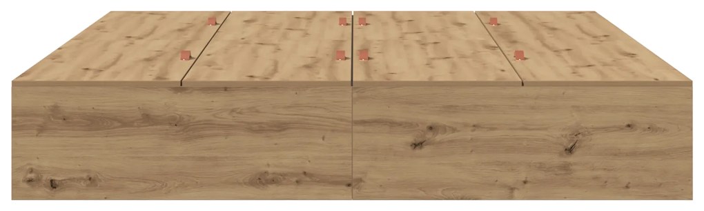 vidaXL Κρεβάτι Αποθήκης Artisan Oak 180x200 εκ.