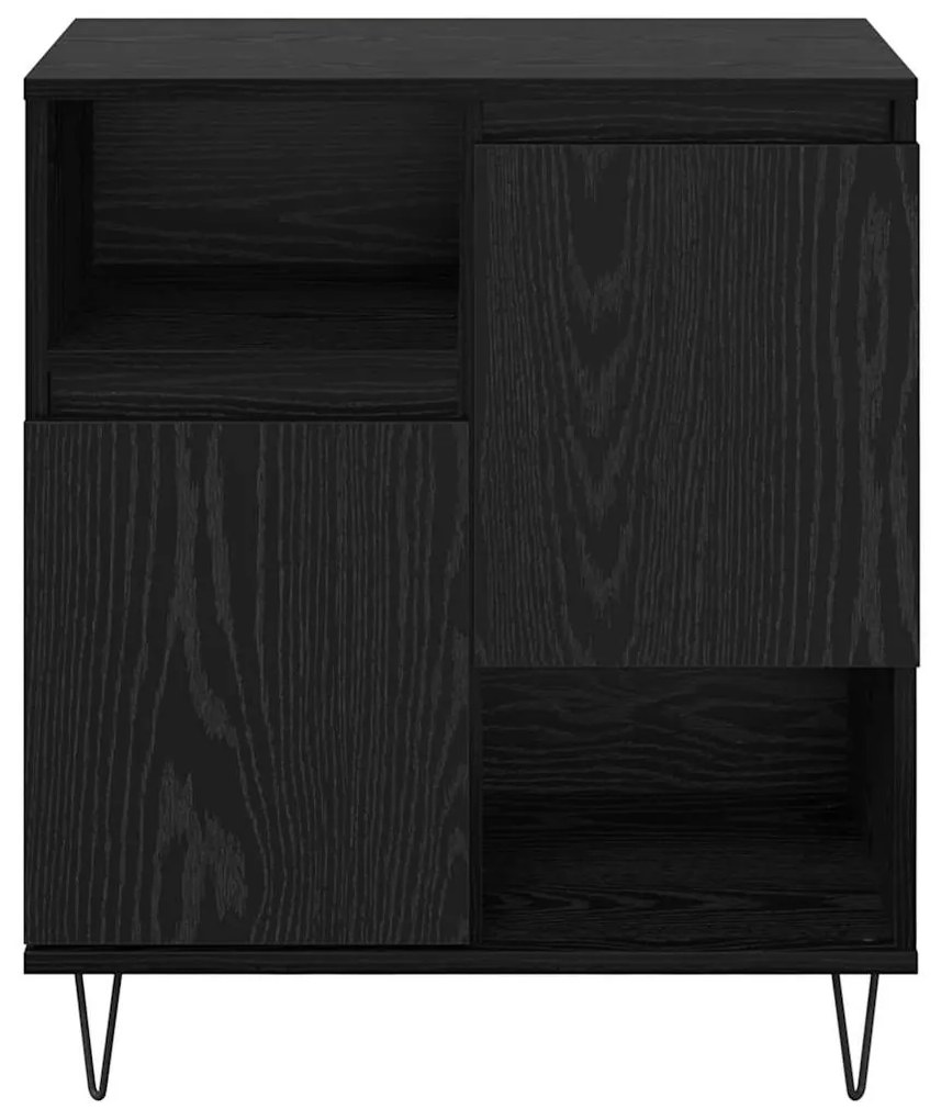 vidaXL Πλαϊνό γραφείο Μαύρη Οξυά 60 x 35 x 70 cm