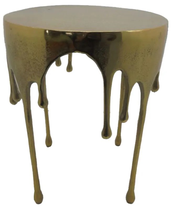 DROP SIDE TABLE ΧΡΥΣΟ 43,25x43,25xH56cm - 04-1014