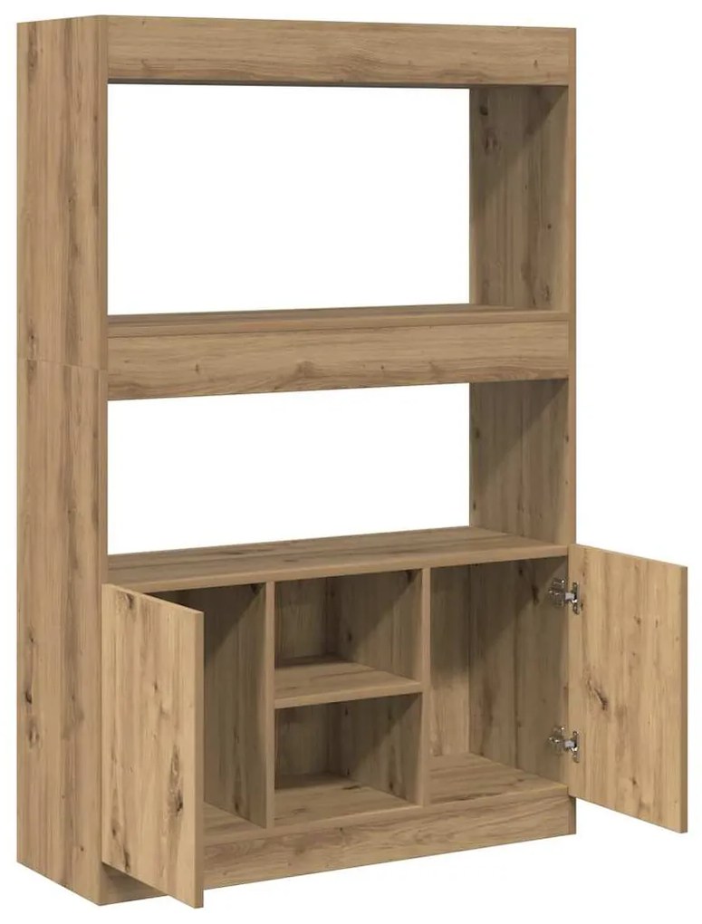 vidaXL Ντουλάπι Αρτισιανή Δρυς 92x33x140 εκ. από Επεξεργασμένο Ξύλο