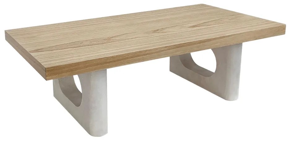 PILONAS COFFEE TABLE ΦΥΣΙΚΟ ΓΚΡΙ ΑΝΟΙΧΤΟ 120x60xH36cm - 04-0968 - 04-0968