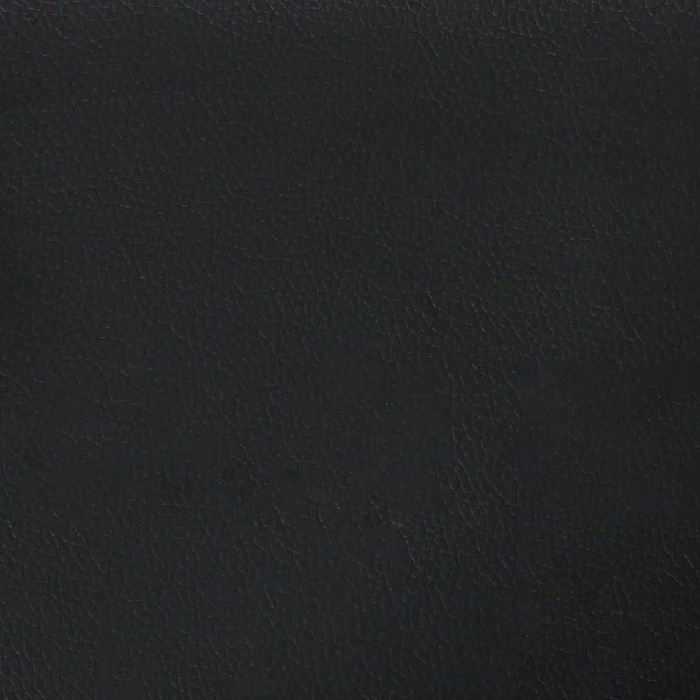 vidaXL Στρώμα με Pocket Springs Μαύρο 120x190x20 εκ. Συνθετικό Δέρμα