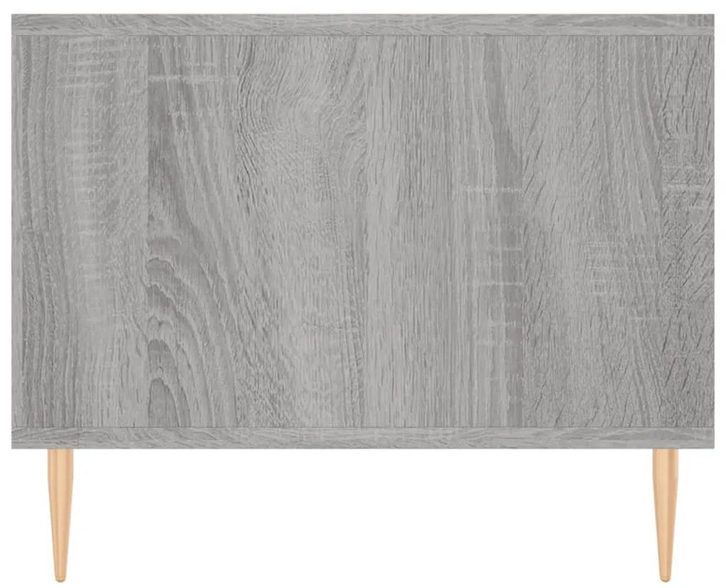vidaXL Τραπεζάκι Σαλονιού Γκρι Sonoma 102x50x40 εκ. Επεξεργασμένο Ξύλο