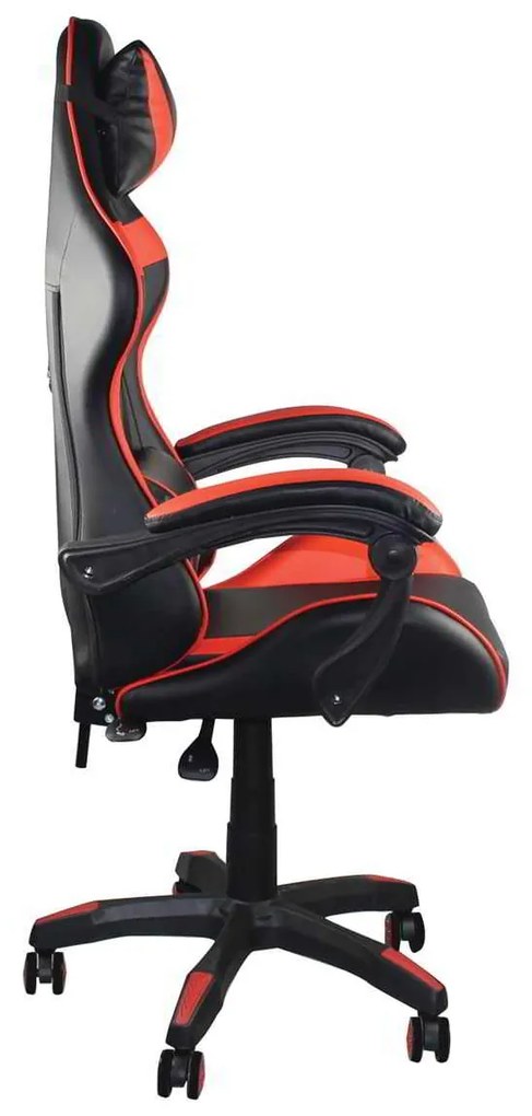 Gaming Πολυθρόνα Bf7850 Pu Μαύρο/Κόκκινο . Διάσταση: 63x70x117/127cm