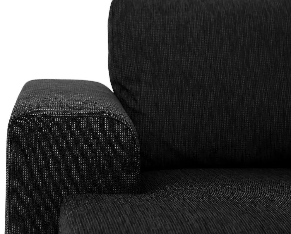 Γωνιακός Καναπές Scandinavian Choice B103, Μαύρο, 266x201x82cm, Πόδια: Ξύλο | Epipla1.gr