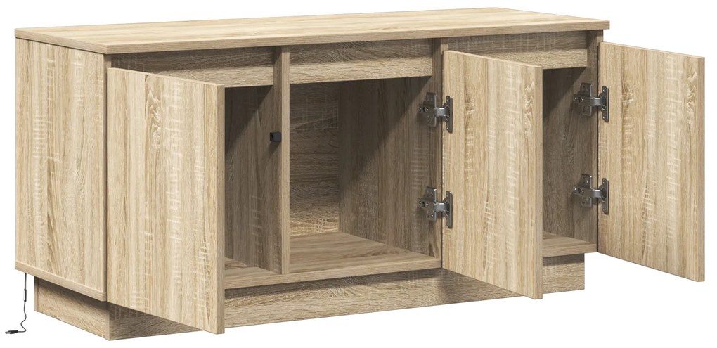 vidaXL ντουλάπι τηλεόρασης δρυς Sonoma 100x38x49 εκ. Επεξεργασμένο ξύλο