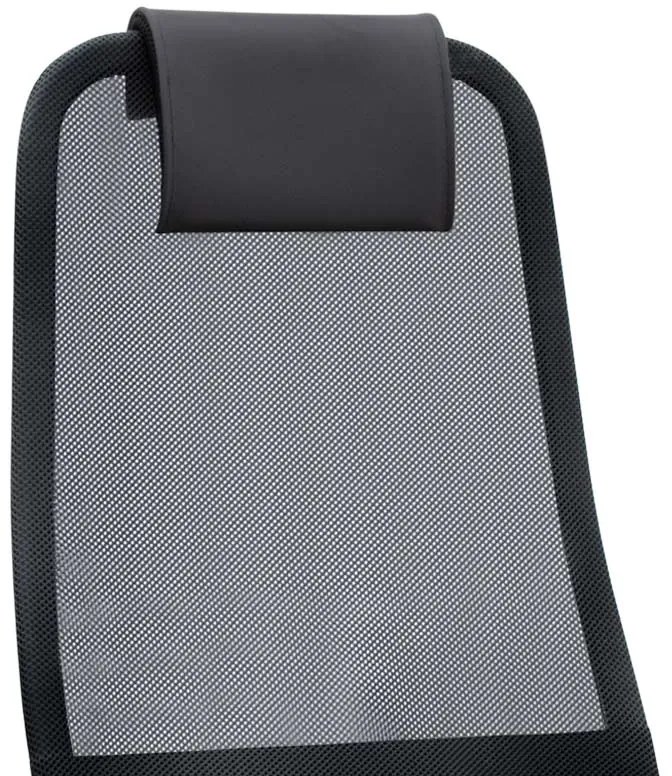 Καρέκλα γραφείου Lord Megapap με ύφασμα Mesh χρώμα μαύρο 66,5x70x123/133εκ.
