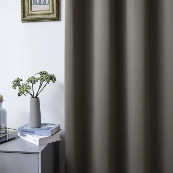Beauty Home Ύφασμα κουρτίνας Blackout σκίασης Ideal Art 8400  Ύφασμα Φ280 Καφέ