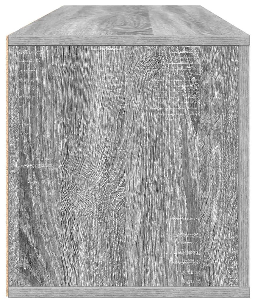 vidaXL Παπουτσοθήκη Επιτοίχια Sonoma Γκρι 100x35x38 εκ. Επεξ. Ξύλο