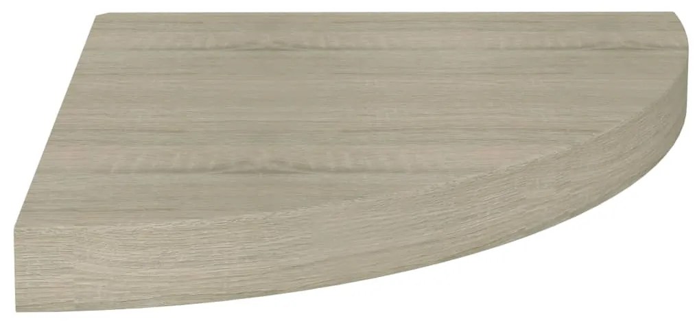 vidaXL Ράφια Τοίχου Γωνιακά 4 τεμ. Χρώμα Δρυός 35x35x3,8 εκ. MDF