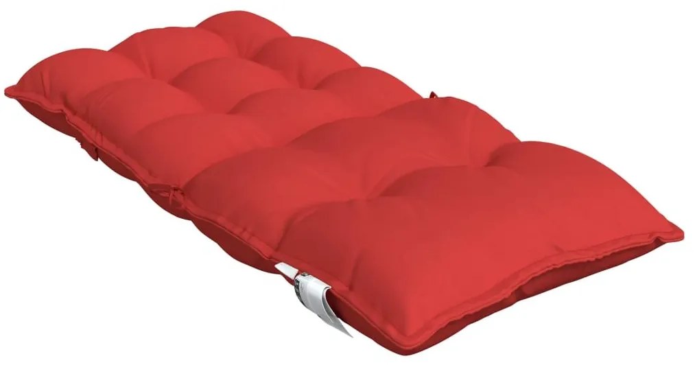 Μαξιλάρια Καρέκλας Χαμηλή Πλάτη 2 τεμ. Κόκκινο Ύφασμα Oxford - Κόκκινο