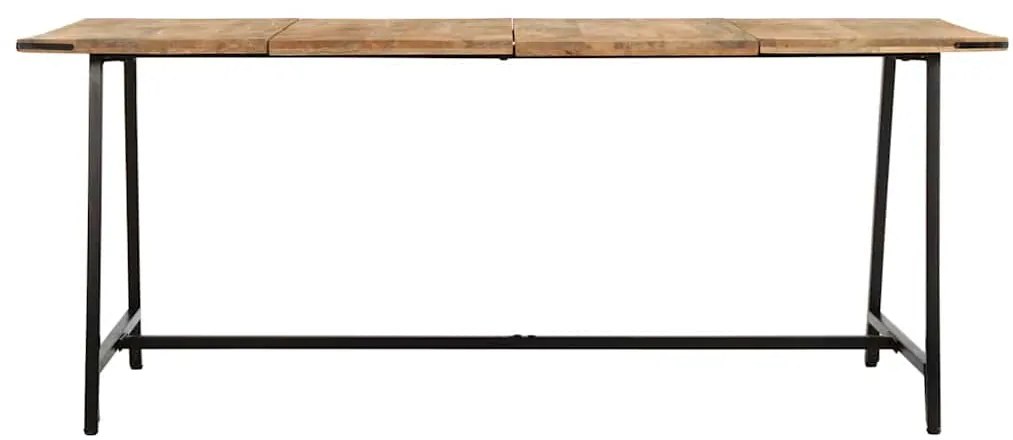 vidaXL Τραπεζαρία 180 x 90 x 75 εκ. από Μασίφ Ξύλο Μάνγκο