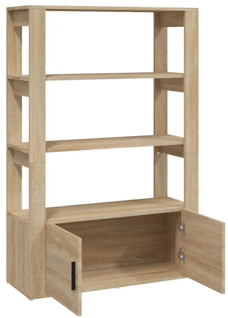 vidaXL Ντουλάπι Sonoma Δρυς 80x30x119,5 εκ. από Επεξεργασμένο Ξύλο