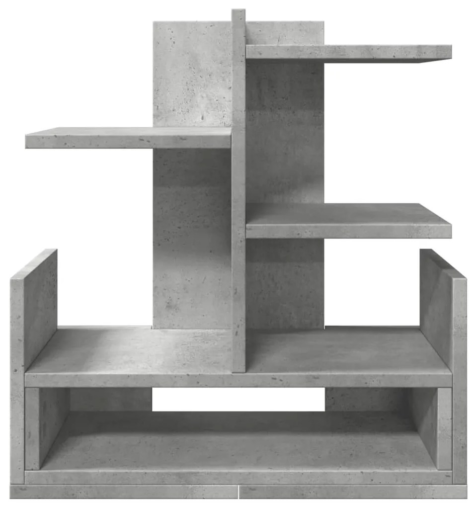 vidaXL Έπιπλο Οργάνωσης Γραφείου Γκρι Σκυρ. 49x20x52,5 εκ Επεξ. Ξύλο