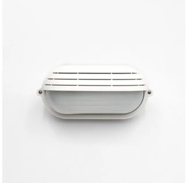 Απλίκα Φωτιστικό Τοίχου Με Σκιάδα E27 60W IP60 POINT Viokar 0172614531 Λευκό