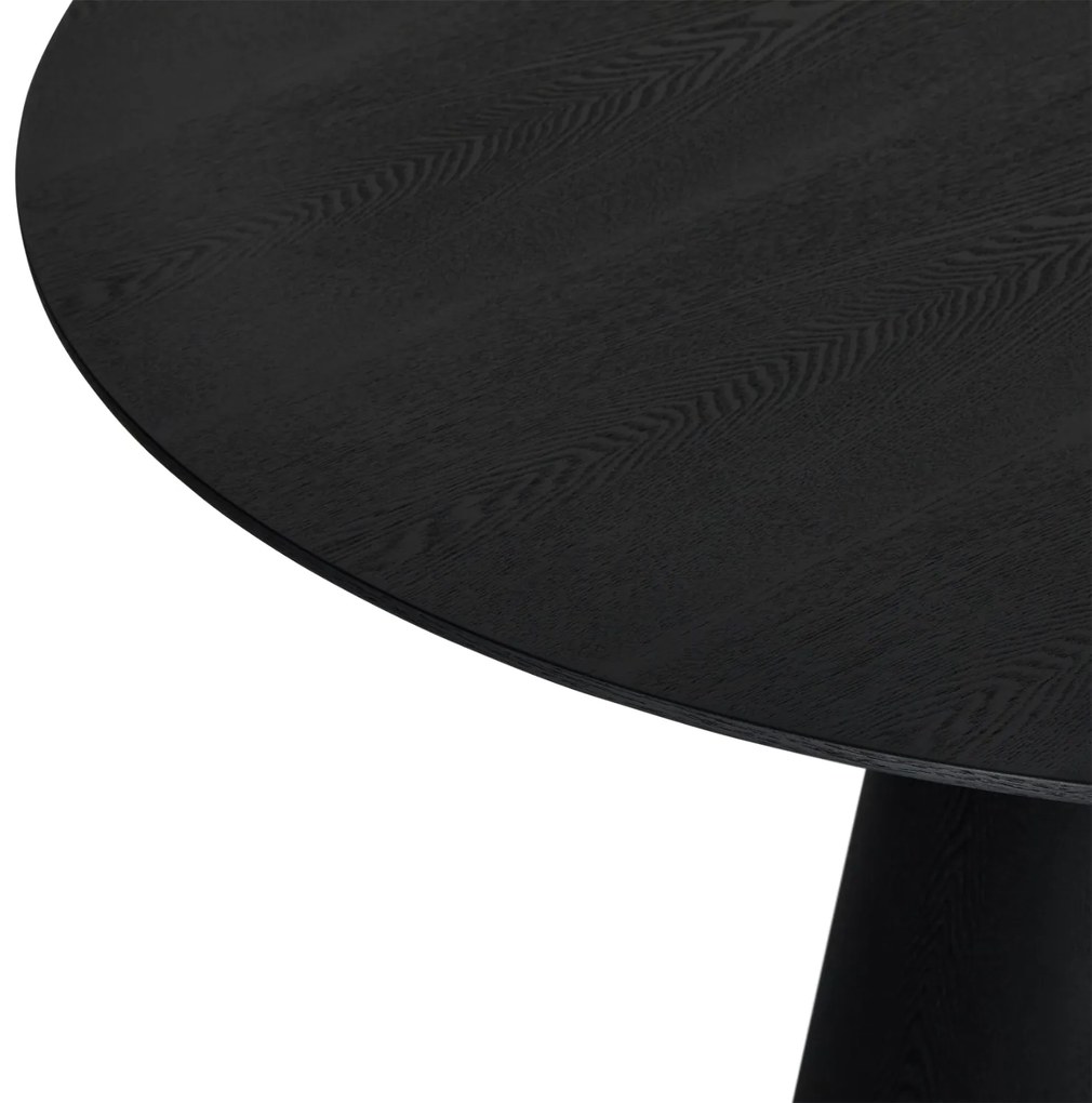Tango Dining Table ø120 Black Oak