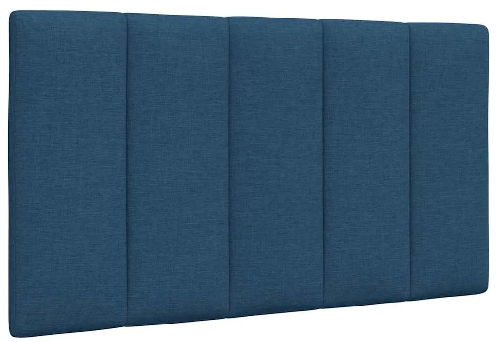 vidaXL Σκελετός Κρεβατιού Χωρίς Στρώμα Hanko Μπλε 80x200 εκ. Υφασμάτινο