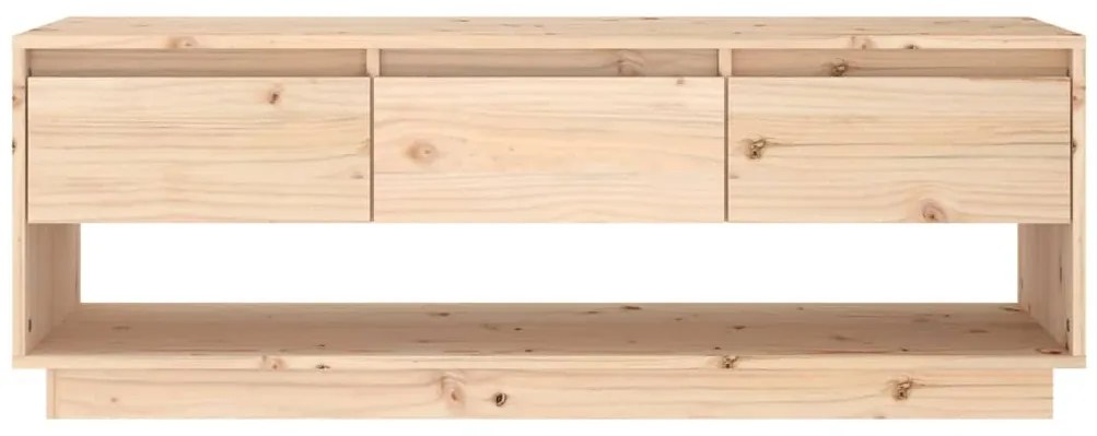 vidaXL Έπιπλο Τηλεόρασης 110,5 x 34 x 40 εκ. από Μασίφ Ξύλο Πεύκου