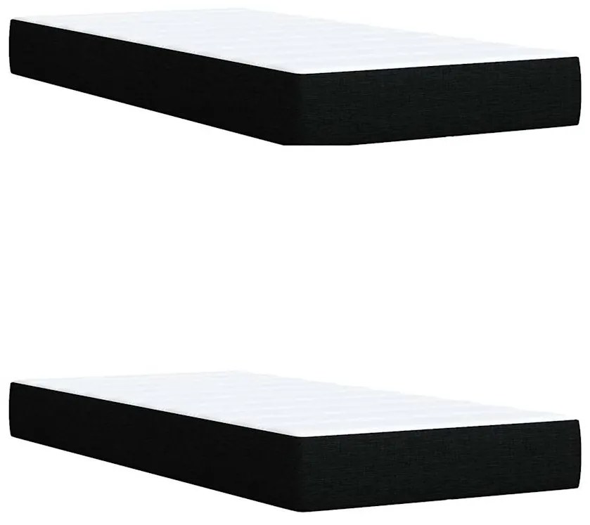 ΚΡΕΒΑΤΙ BOXSPRING ΜΕ ΣΤΡΩΜΑ ΜΑΥΡΟ 200X200 ΕΚ. ΥΦΑΣΜΑΤΙΝΟ 3287191