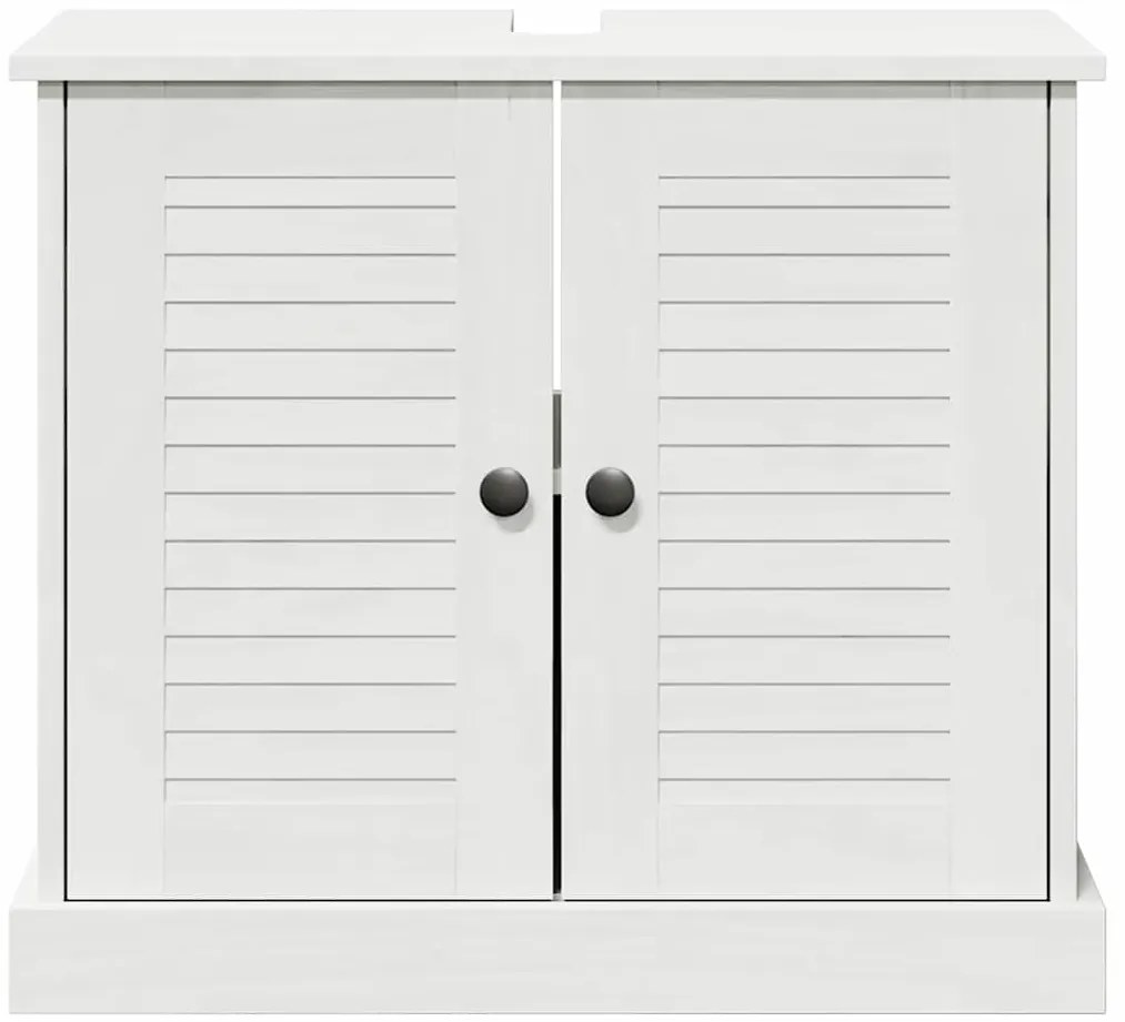 vidaXL Ντουλάπι νιπτήρα VIGO Λευκό και Αντίκα Λευκό 68 x 34 x 59 εκ.