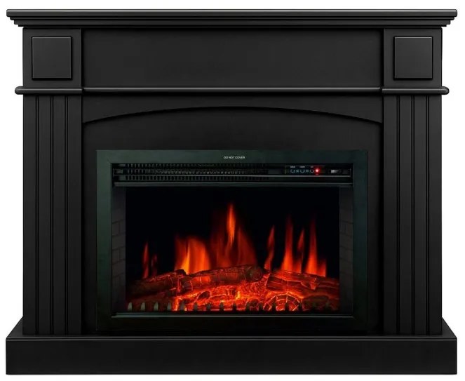 Ηλεκτρικό Τζάκι 2000W Μαύρο Επιδαπέδιο Ξύλο MDF Soprano De Lux Black Soprano De Lux Black